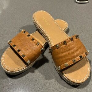 Bamboo studded sandals